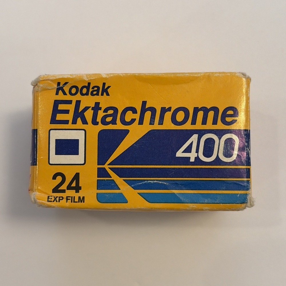 Kodak Ektachrome 400 35mm‎ Slide Film 24 Exp, 11/1989 Expired Vintage RARE